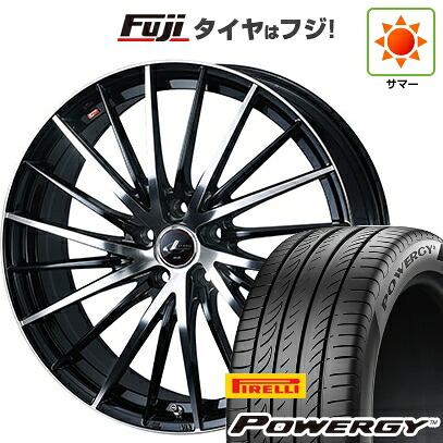 【新品国産車用5穴114.3】 夏タイヤ ホイール4本セット 235/60R18 ピレリ パワジー WEDS ウェッズ レオニス FR 7J 18インチ(送料無料)｜フジコーポレーション