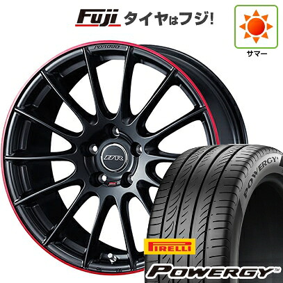 【新品国産車用5穴100】 夏タイヤ ホイール4本セット 225/40R18 ピレリ パワジー WEDS ウェッズ 11R 8J 18インチ(送料無料)