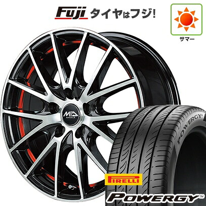 【新品】ライズ/ロッキー（ハイブリッド） 夏タイヤ ホイール4本セット 195/60R17 ピレリ パワジー MID WHEELS RX27 7J 17インチ(送料無料)