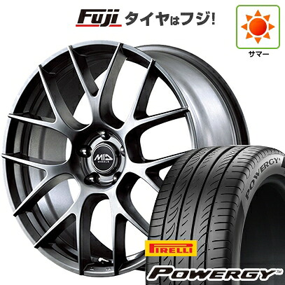 【新品国産車用5穴114.3】 夏タイヤ ホイール4本セット 225/45R19 ピレリ パワジー MID WHEELS レフィナーダ モーション3 トヨタ・レクサス車専用 7J 19インチ(送料無料)|フジコーポレーション