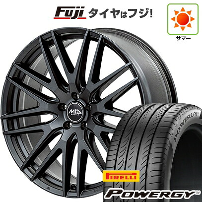 【新品国産車用5穴114.3】 夏タイヤ ホイール4本セット 225/40R18 ピレリ パワジー MID WHEELS MID EXCLUSIVE 029F 8J 18インチ(送料無料)|フジコーポレーション