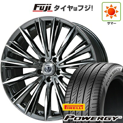 【新品国産車用5穴114.3】 夏タイヤ ホイール4本セット 235/60R18 ピレリ パワジー RAYS レイズ ベルサス ストラテジーア ヴォウジェ 7J 18インチ(送料無料)|フジコーポレーション