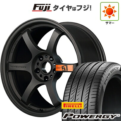 【新品国産車用5穴114.3】 夏タイヤ ホイール4本セット 225/40R18 ピレリ パワジー RAYS レイズ グラムライツ 57DR SPEC-D 8.5J 18インチ(送料無料)