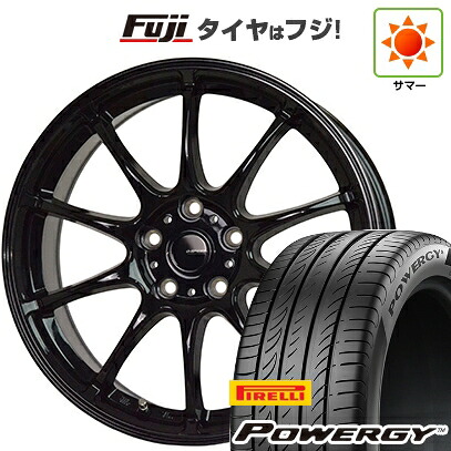 【新品国産車用5穴114.3】 夏タイヤ ホイール4本セット 225/45R18 ピレリ パワジー ホットスタッフ ジースピード G-07 7.5J 18インチ(送料無料)｜フジコーポレーション