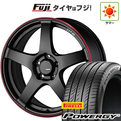 【新品国産車用5穴100】 夏タイヤ ホイール4本セット 225/40R18 ピレリ パワジー SSR GT GTV01 8.5J 18インチ(送料無料)|フジコーポレーション
