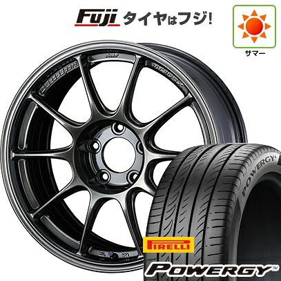 【新品国産車用5穴114.3】 夏タイヤ ホイール4本セット 225/60R17 ピレリ パワジー WEDS ウェッズスポーツ TC-105X 7.5J 17インチ(送料無料)｜フジコーポレーション