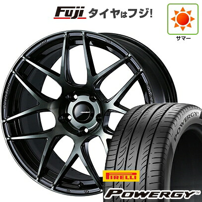 【新品国産車用5穴114.3】 夏タイヤ ホイール4本セット 225/65R17 ピレリ パワジー WEDS ウェッズスポーツ SA-27R 7.5J 17インチ(送料無料)｜フジコーポレーション