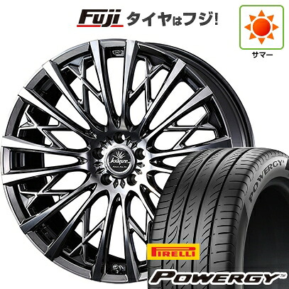 【新品国産車用5穴100】 夏タイヤ ホイール4本セット 245/45R19 ピレリ パワジー WEDS ウェッズ クレンツェ シュリット 855EVO 8J 19インチ(送料無料)