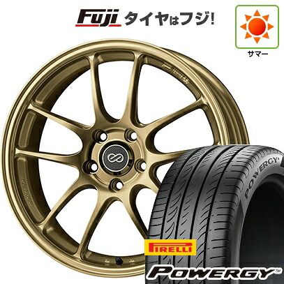 【新品】ライズ/ロッキー（ハイブリッド） 夏タイヤ ホイール4本セット 195/60R17 ピレリ パワジー ENKEI エンケイ PerformanceLine PF01 7J 17インチ(送料無料)