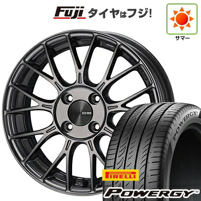 【新品】ライズ/ロッキー（ハイブリッド） 夏タイヤ ホイール4本セット 195/60R17 ピレリ パワジー ENKEI エンケイ PerformanceLine PFM1 7J 17インチ(送料無料)
