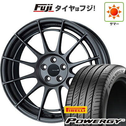 【新品国産車用5穴114.3】 夏タイヤ ホイール4本セット 225/40R18 ピレリ パワジー ENKEI エンケイ Racing Revolution NT03 RR 8J 18インチ(送料無料)