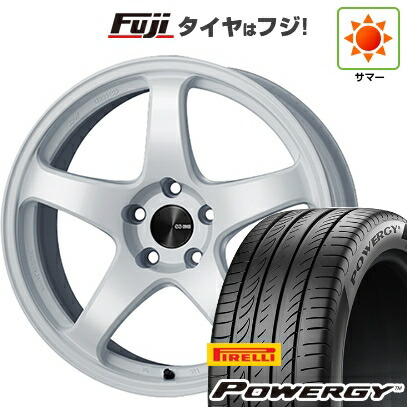 【新品国産車用5穴114.3】 夏タイヤ ホイール4本セット 225/40R18 ピレリ パワジー ENKEI エンケイ PerformanceLine PF05 9J 18インチ(送料無料)