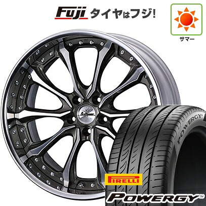 【新品国産車用5穴114.3】 夏タイヤ ホイール4本セット 225/45R19 ピレリ パワジー WEDS ウェッズ クレンツェ ヴェルサム 8.5J 19インチ(送料無料)｜フジコーポレーション