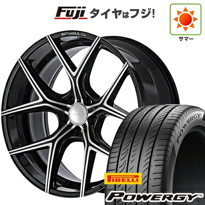 【新品国産車用5穴114.3】 夏タイヤ ホイール4本セット 245/40R20 ピレリ パワジー WALD ヴァルド イリマ 1P I11-C 8.5J 20インチ(送料無料)