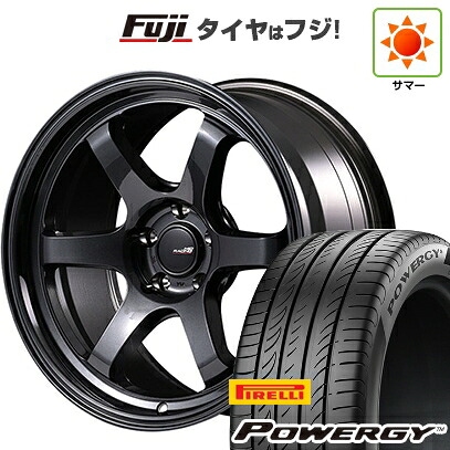 【新品国産車用5穴100】 夏タイヤ ホイール4本セット 225/40R18 ピレリ パワジー MID WHEELS MID RACING R06 8.5J 18インチ(送料無料) 101,805円