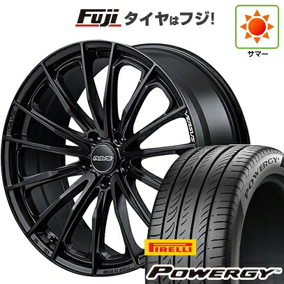 【新品国産車用5穴114.3】 夏タイヤ ホイール4本セット 235/55R19 ピレリ パワジー RAYS レイズ ベルサス ヴォウジェ SE 8J 19インチ(送料無料)