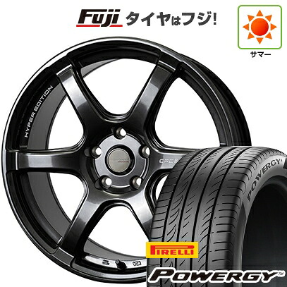 【新品国産車用5穴114.3】 夏タイヤ ホイール4本セット 235/60R18 ピレリ パワジー ホットスタッフ クロススピード ハイパーエディションRS6 8J 18インチ(送料無料)|フジコーポレーション
