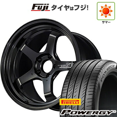 【新品国産車用5穴114.3】 夏タイヤ ホイール4本セット 225/40R18 ピレリ パワジー ヨコハマ アドバンレーシング GT ビヨンド-R 9J 18インチ(送料無料)