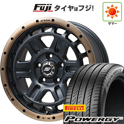 【新品国産車用5穴114.3】 夏タイヤ ホイール4本セット 215/65R16 ピレリ パワジー WORK ワーク クラッグ ティーグラビックII MC+ フジオリジナルカラー 7J 16インチ(送料無料) 99,440円