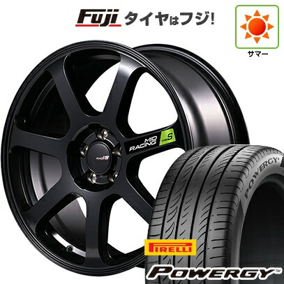 【新品】フリード クロスター 夏タイヤ ホイール4本セット 205/45R17 ピレリ パワジー MID WHEELS MID RACING R07 タイプS 7J 17インチ(送料無料)