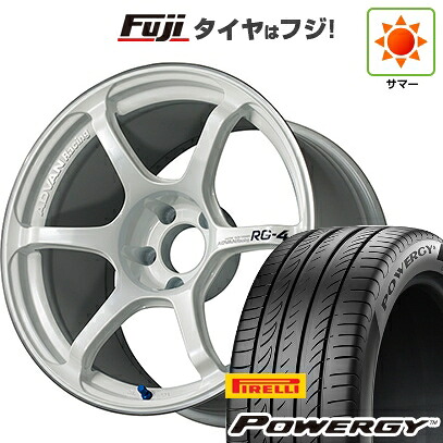 【新品国産車用5穴114.3】 夏タイヤ ホイール4本セット 225/40R18 ピレリ パワジー ヨコハマ アドバンレーシング RG-4 9J 18インチ(送料無料) 136,550円