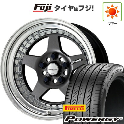 【新品国産車用5穴114.3】 夏タイヤ ホイール4本セット 205/60R16 ピレリ パワジー WORK ワーク マイスター CR01 6.5J 16インチ(送料無料)｜フジコーポレーション