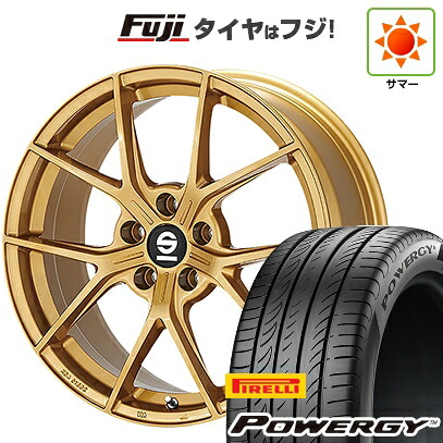 【新品国産車用5穴114.3】 夏タイヤ ホイール4本セット 215/45R18 ピレリ パワジー OZ SPARCO ポディオ 8J 18インチ(送料無料)|フジコーポレーション