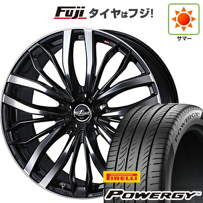 【新品国産車用5穴114.3】 夏タイヤ ホイール4本セット 215/45R18 ピレリ パワジー WEDS ウェッズ レオニス SC 7.5J 18インチ(送料無料)|フジコーポレーション