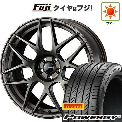 【新品国産車用5穴100】 夏タイヤ ホイール4本セット 215/45R17 ピレリ パワジー WEDS ウェッズスポーツ SA-27R【限定】 7.5J 17インチ(送料無料)