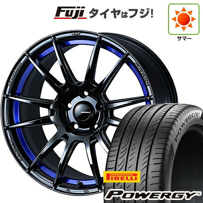 【新品国産車用5穴114.3】 夏タイヤ ホイール4本セット 235/50R18 ピレリ パワジー WEDS ウェッズスポーツ SA-62R【限定】 8J 18インチ(送料無料)