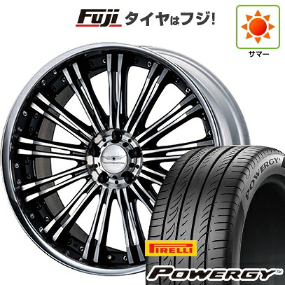 【新品国産車用5穴114.3】 夏タイヤ ホイール4本セット 245/35R19 ピレリ パワジー WALD ヴァルド レノヴァティオ 2P R12-C 8J 19インチ(送料無料)