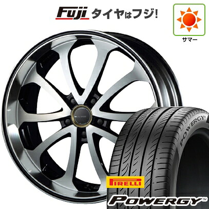 【新品国産車用5穴114.3】 夏タイヤ ホイール4本セット 235/55R19 ピレリ パワジー エムズスピード ジュノウ バベル 7.5J 19インチ(送料無料)｜フジコーポレーション