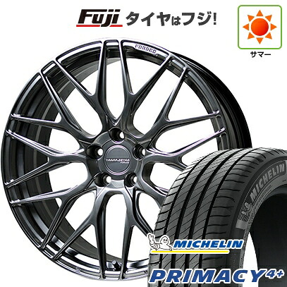 【新品国産車用5穴114.3】 夏タイヤ ホイール4本セット 245/40R21 ミシュラン プライマシー4+ ホットスタッフ トラフィックスターフォージド TSF-01 9J 21インチ(送料無料)