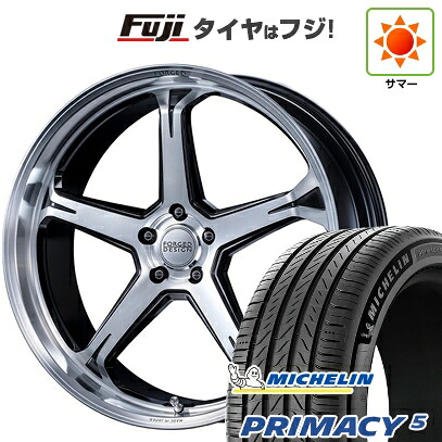 【新品国産車用5穴114.3】 夏タイヤ ホイール4本セット 245/45R20 ミシュラン プライマシー5 エムズスピード FORGEDデザイン 888 8.5J 20インチ(送料無料)|フジコーポレーション