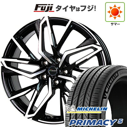 【新品国産車用5穴114.3】 夏タイヤ ホイール4本セット 245/45R20 ミシュラン プライマシー5 ホットスタッフ クロノス CH-112 8J 20インチ(送料無料)