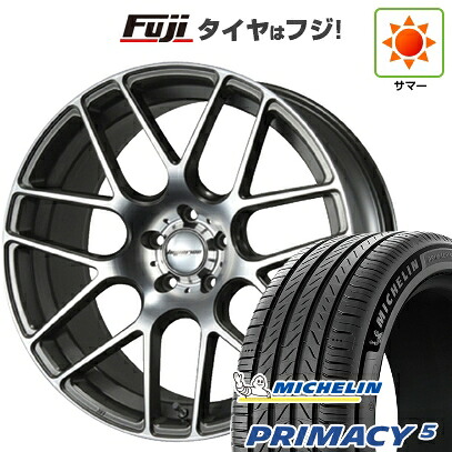 【新品国産車用5穴114.3】 夏タイヤ ホイール4本セット 245/45R20 ミシュラン プライマシー5 MLJ ハイペリオン CVM 8.5J 20インチ(送料無料)|フジコーポレーション