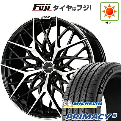 【新品国産車用5穴114.3】 夏タイヤ ホイール4本セット 245/45R20 ミシュラン プライマシー5 クライメイト SUW アリアM5 8.5J 20インチ(送料無料)
