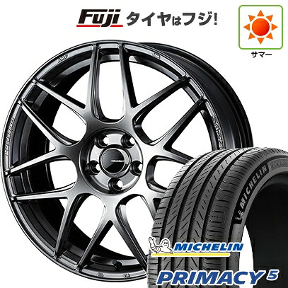 【新品国産車用5穴114.3】 夏タイヤ ホイール4本セット 245/45R20 ミシュラン プライマシー5 WEDS ウェッズスポーツ SA-27R 8.5J 20インチ(送料無料)