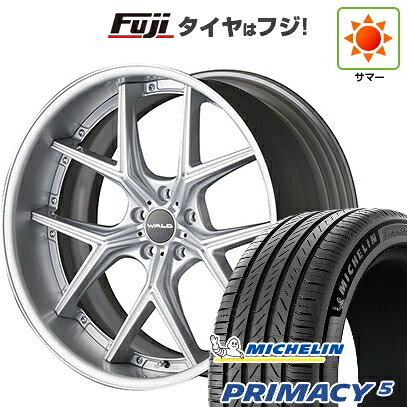 【新品国産車用5穴114.3】 夏タイヤ ホイール4本セット 245/40R21 ミシュラン プライマシー5 WALD ヴァルド イリマ 2P I12-C 8.5J 21インチ(送料無料)