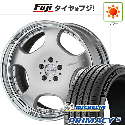 【新品国産車用5穴114.3】 夏タイヤ ホイール4本セット 245/40R21 ミシュラン プライマシー5 WALD ヴァルド ドゥシャトレ 2P D22-C 9J 21インチ(送料無料)|フジコーポレーション