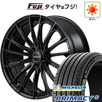 【新品国産車用5穴114.3】 夏タイヤ ホイール4本セット 245/40R21 ミシュラン プライマシー5 RAYS レイズ ベルサス ヴォウジェ SE 8.5J 21インチ(送料無料)