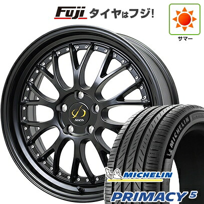 【新品国産車用5穴114.3】 夏タイヤ ホイール4本セット 245/45R20 ミシュラン プライマシー5 ホットスタッフ シュティッヒ メッシュNR 8.5J 20インチ(送料無料)|フジコーポレーション