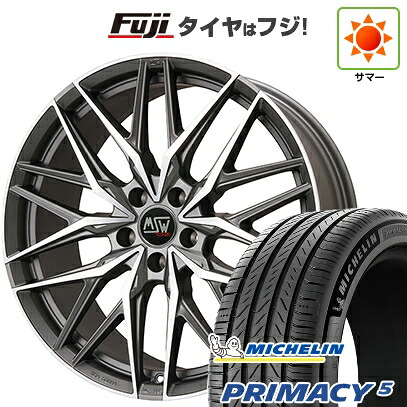【新品国産車用5穴114.3】 夏タイヤ ホイール4本セット 245/45R20 ミシュラン プライマシー5 MSW by OZ Racing MSW 50(マットガンメタポリッシュ) 8.5J 20インチ(送料無料)|フジコーポレーション