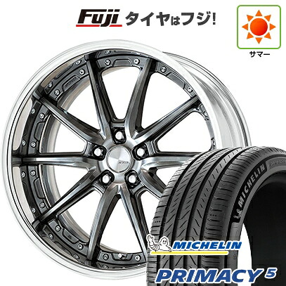 【新品国産車用5穴114.3】 夏タイヤ ホイール4本セット 245/45R20 ミシュラン プライマシー5 WORK ワーク ランベック LS10 8.5J 20インチ(送料無料)