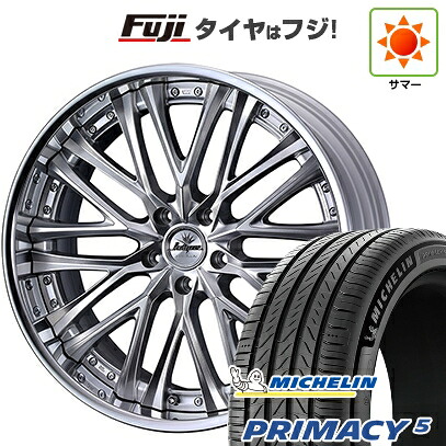 【新品国産車用5穴114.3】 夏タイヤ ホイール4本セット 245/40R21 ミシュラン プライマシー5 WEDS ウェッズ クレンツェ ベルテーラー 8.5J 21インチ(送料無料)