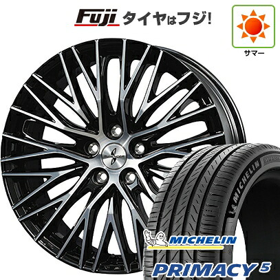【新品国産車用5穴114.3】 夏タイヤ ホイール4本セット 245/40R21 ミシュラン プライマシー5 ブリヂストン サヴェンサー LX-M15 8J 21インチ(送料無料)