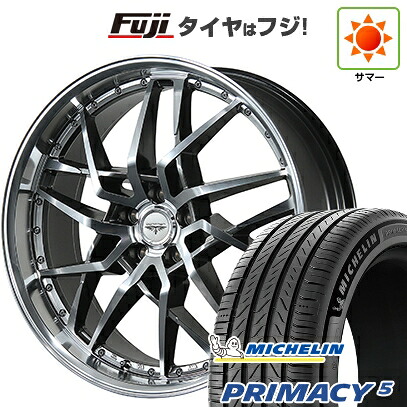 【新品国産車用5穴114.3】 夏タイヤ ホイール4本セット 245/45R20 ミシュラン プライマシー5 トピー ドルフレン ゴディオ 数量限定 8.5J 20インチ(送料無料)|フジコーポレーション