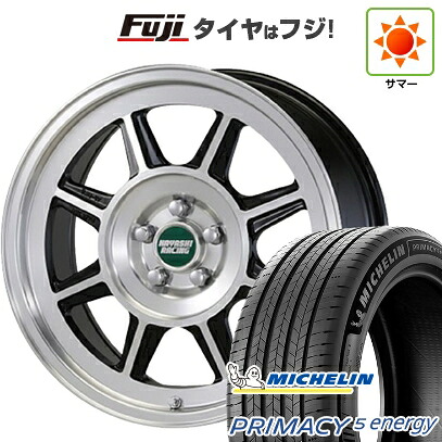 【新品】ライズ/ロッキー（ハイブリッド） 夏タイヤ ホイール4本セット 195/60R17 ミシュラン プライマシー5 エナジー ハヤシレーシング ハヤシストリート タイプSTL 7J 17インチ(送料無料)