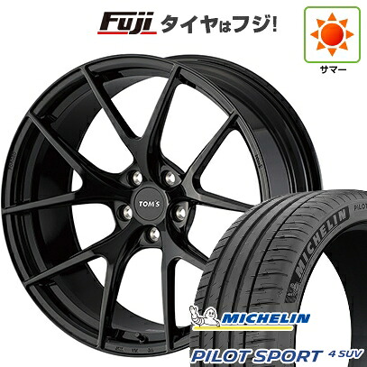 【新品】40系アルファード/ヴェルファイア用 夏タイヤ ホイール4本セット 245/45R20 ミシュラン パイロット スポーツ4 SUV TOMS トムス(トヨタ車専用) TWF03 9J 20インチ(送料無料)