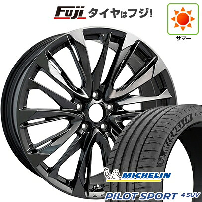 【新品】レクサスNX 2021/11- 夏タイヤ ホイール4本セット 255/40R21 ミシュラン パイロット スポーツ4 SUV WALD ヴァルド ジェニュインライン FS001 9J 21インチ(送料無料)